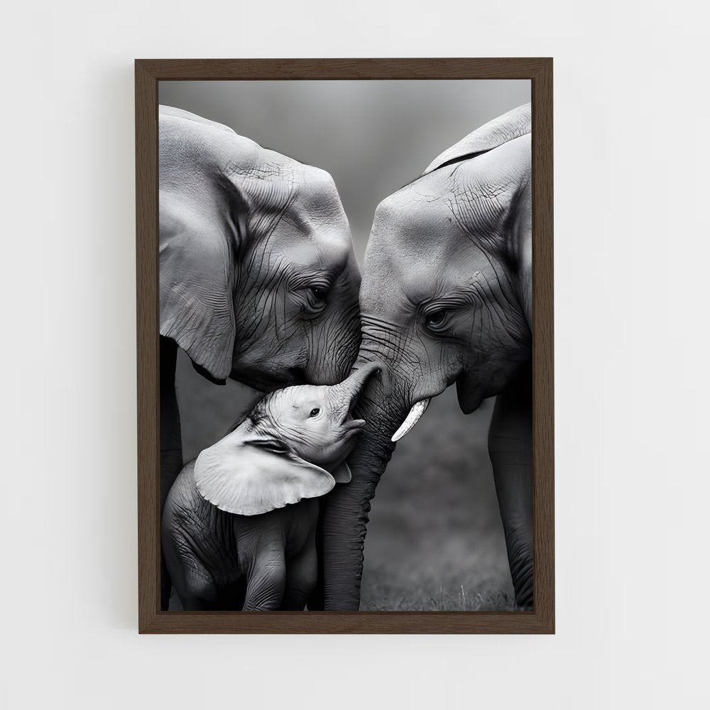 ap-elephant-15 cadre Bois foncé
