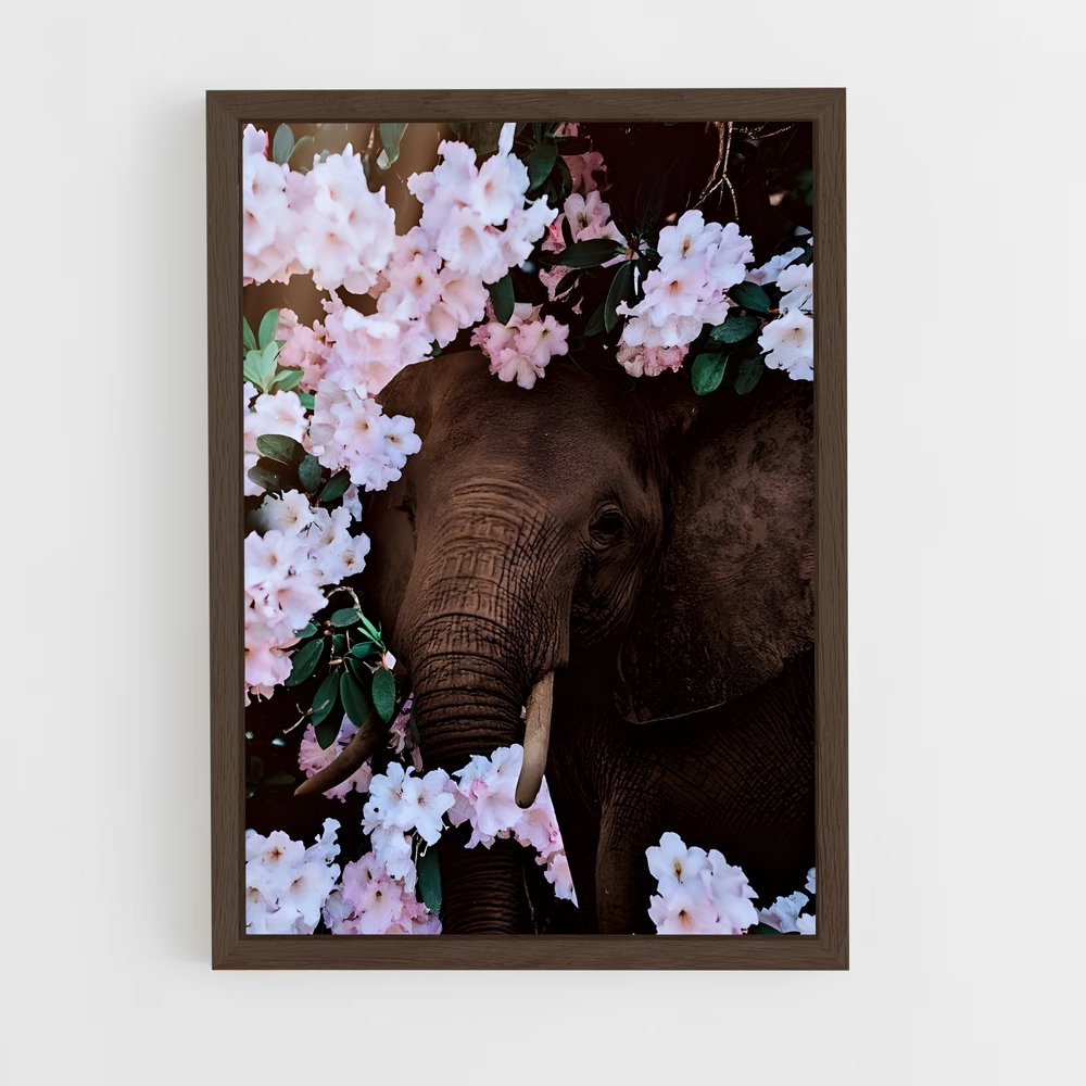 ap-elephant-16 cadre Bois foncé