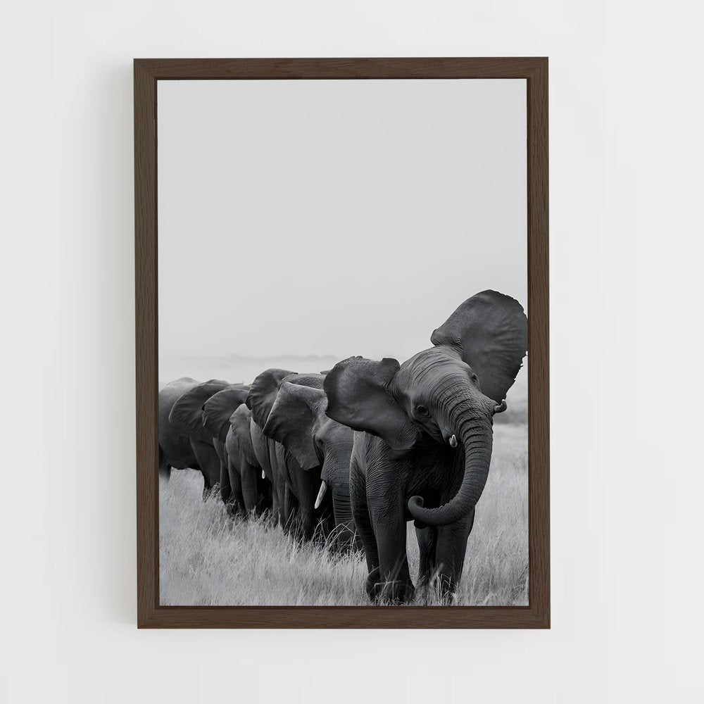 ap-elephant-9 cadre Bois foncé