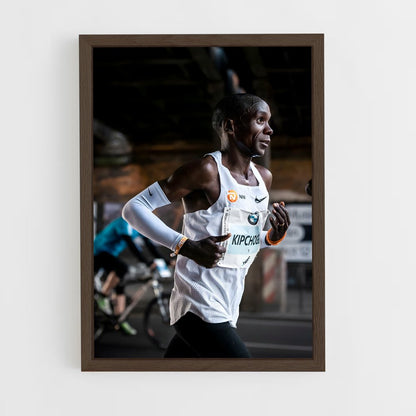 ap-eliud kipchoge-2 cadre Bois foncé