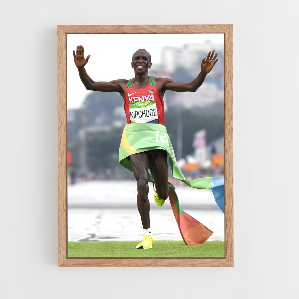 ap-eliud kipchoge-4 cadre Bois clair