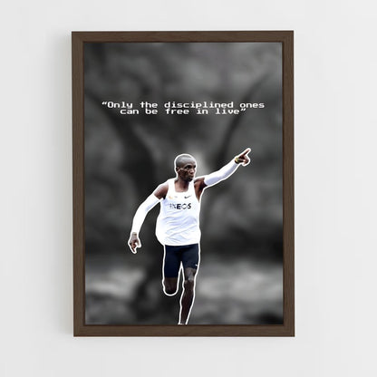 ap-eliud kipchoge-5 cadre Bois foncé