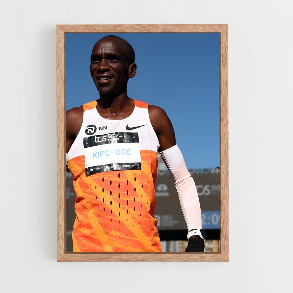 ap-eliud kipchoge-7 cadre Bois clair