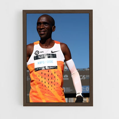 ap-eliud kipchoge-7 cadre Bois foncé