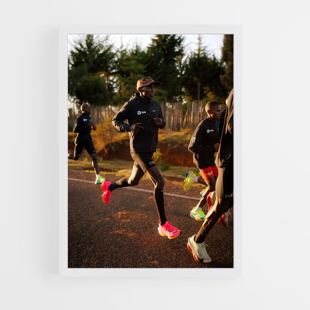 ap-eliud kipchoge-8 cadre Blanc