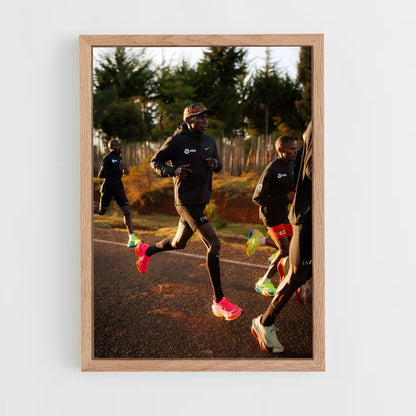 ap-eliud kipchoge-8 cadre Bois clair
