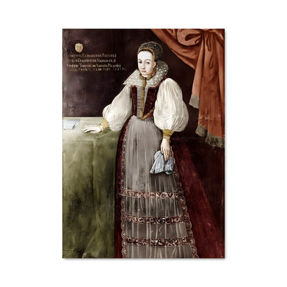 Poster La Dame en Rouge