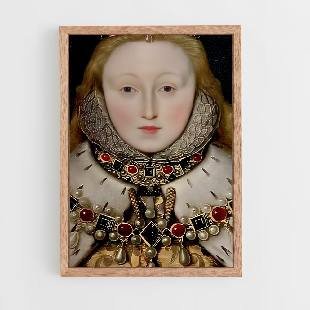 ap-elizabeth i-9 cadre Bois clair