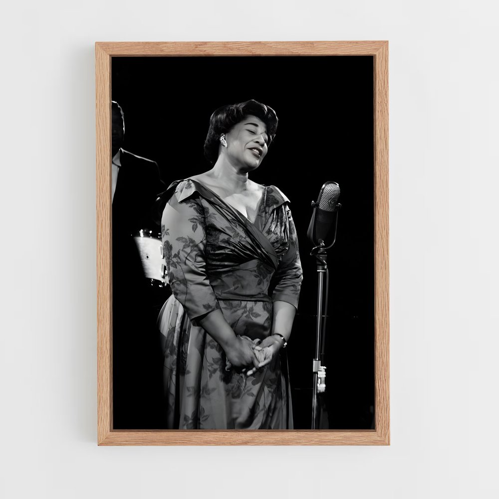 ap-ella fitzgerald-1 cadre Bois clair