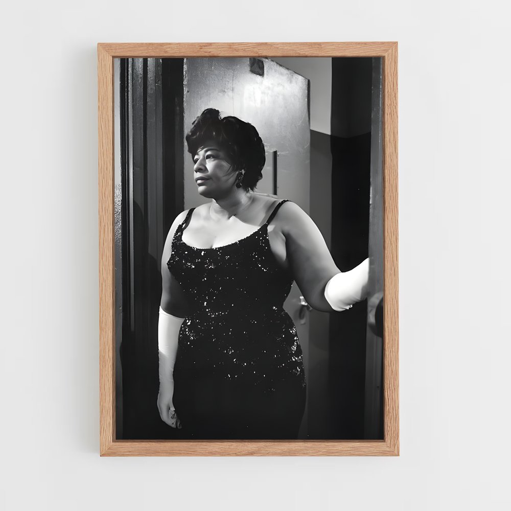 ap-ella fitzgerald-3 cadre Bois clair