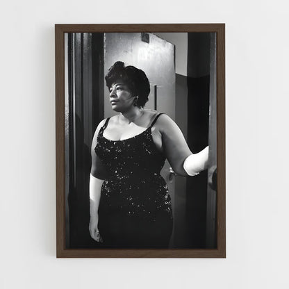ap-ella fitzgerald-3 cadre Bois foncé