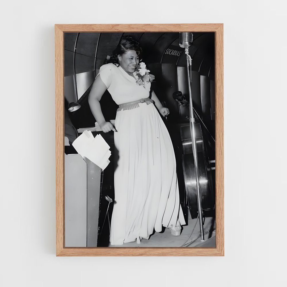 ap-ella fitzgerald-4 cadre Bois clair