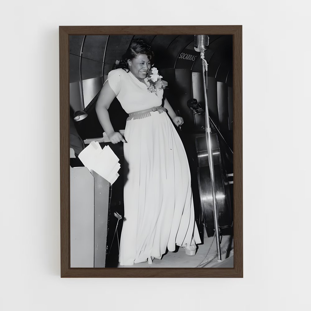 ap-ella fitzgerald-4 cadre Bois foncé