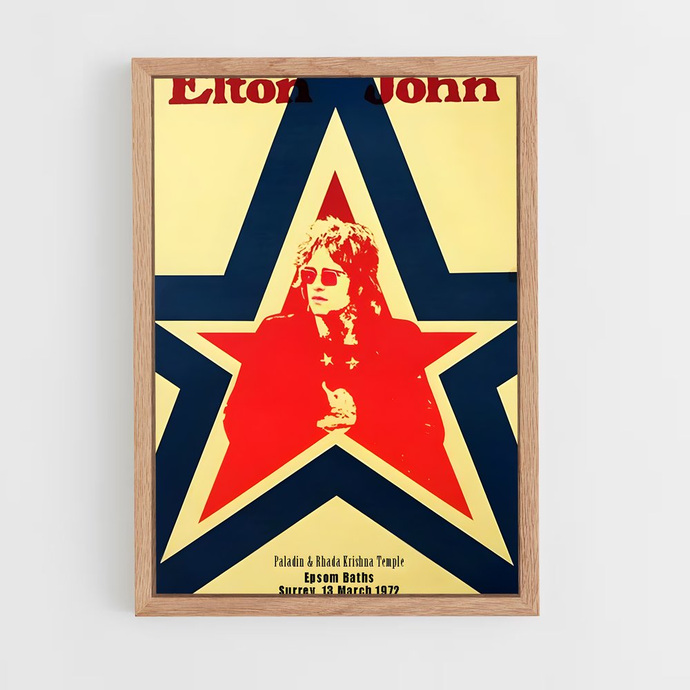 ap-elton john-3 cadre Bois clair