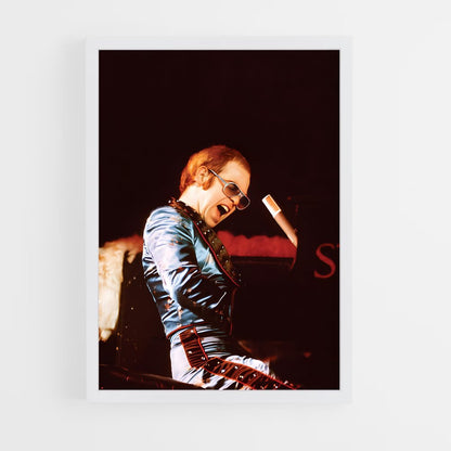 ap-elton john-5 cadre Blanc