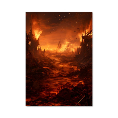 Poster Cendres et Flamme