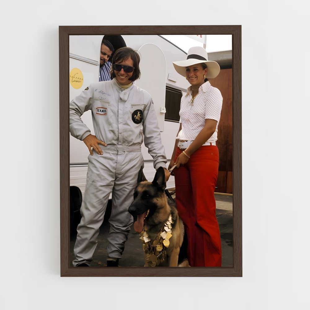ap-emerson fittipaldi-9 cadre Bois foncé