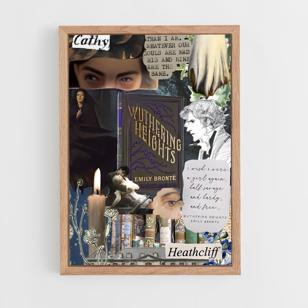 ap-emily bronte-7 cadre Bois clair