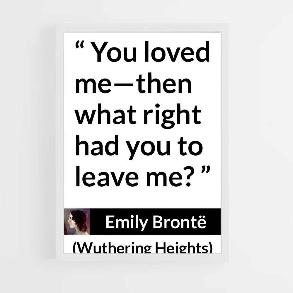 ap-emily bronte-8 cadre Blanc