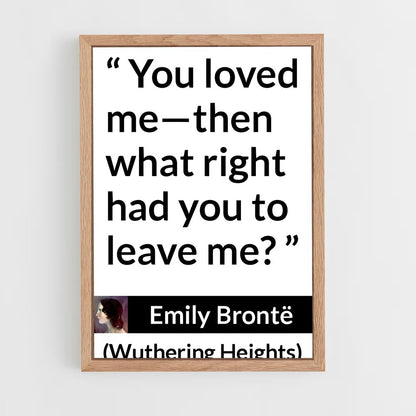 ap-emily bronte-8 cadre Bois clair