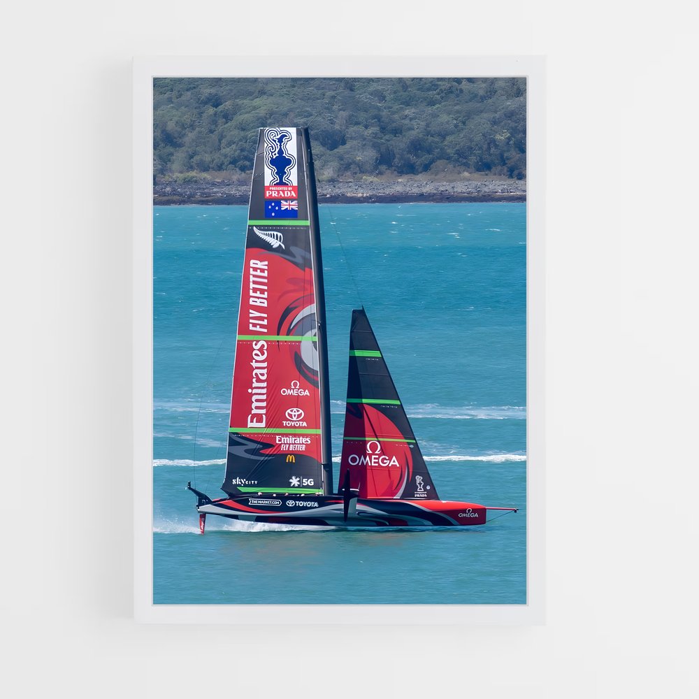 ap-emirates team new zealand-1 cadre Blanc