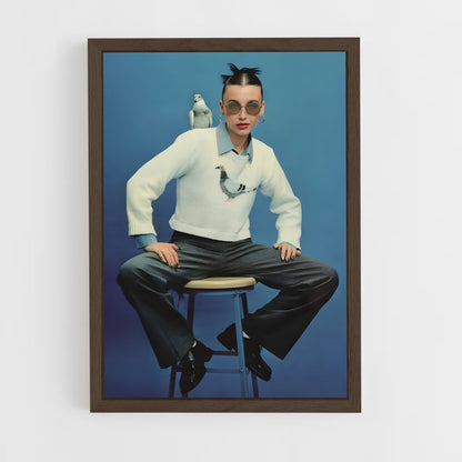 ap-emma chamberlain-5 cadre Bois foncé