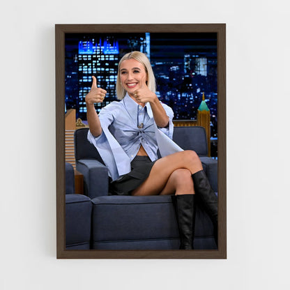 ap-emma chamberlain-8 cadre Bois foncé
