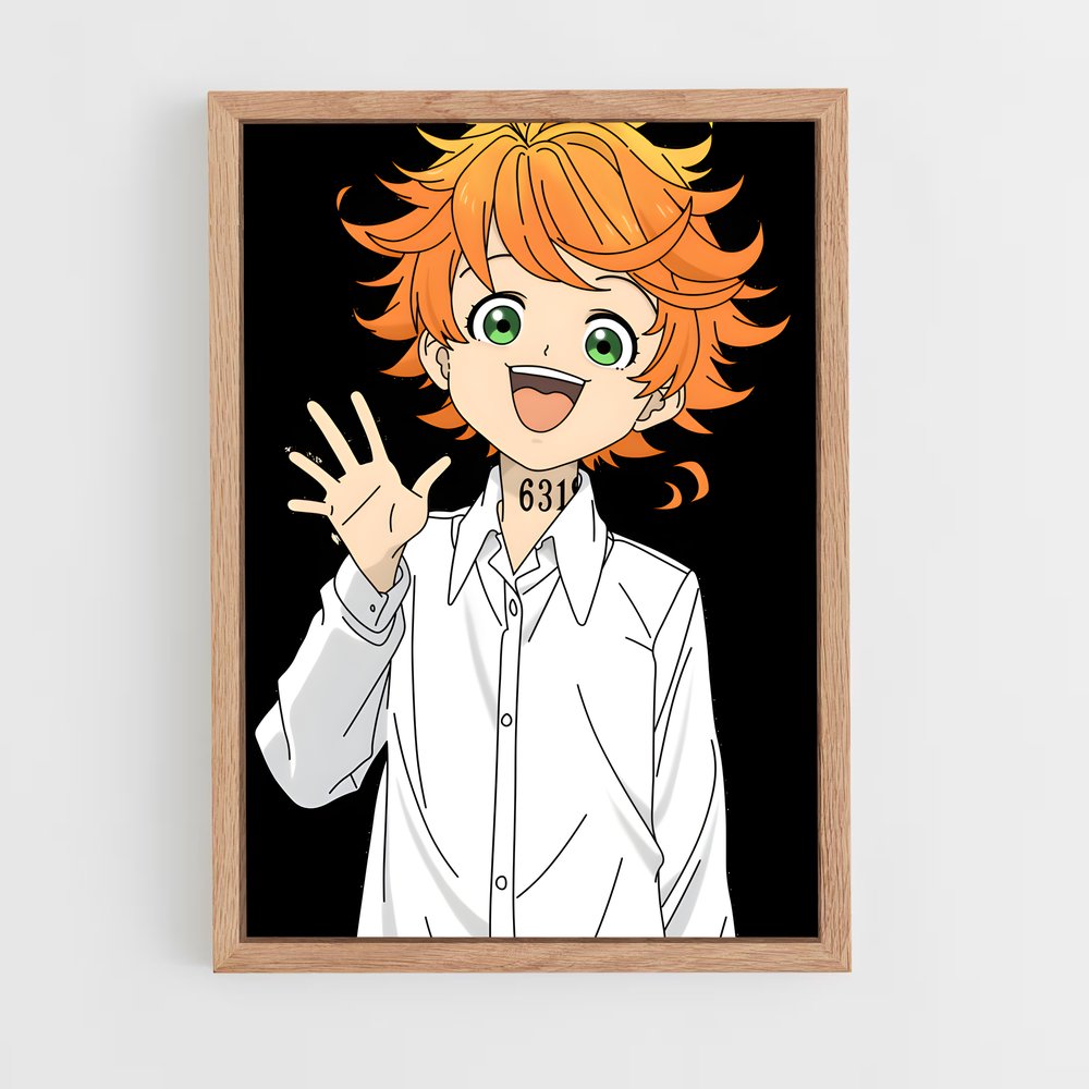 ap-emma promised neverland-1 cadre Bois clair