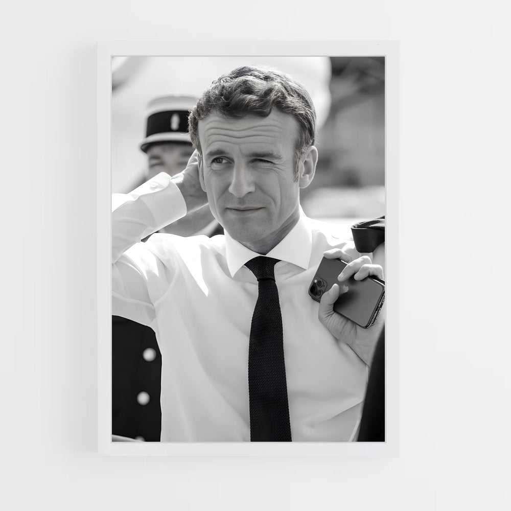 ap-emmanuel macron-2 cadre Blanc
