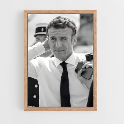 ap-emmanuel macron-2 cadre Bois clair