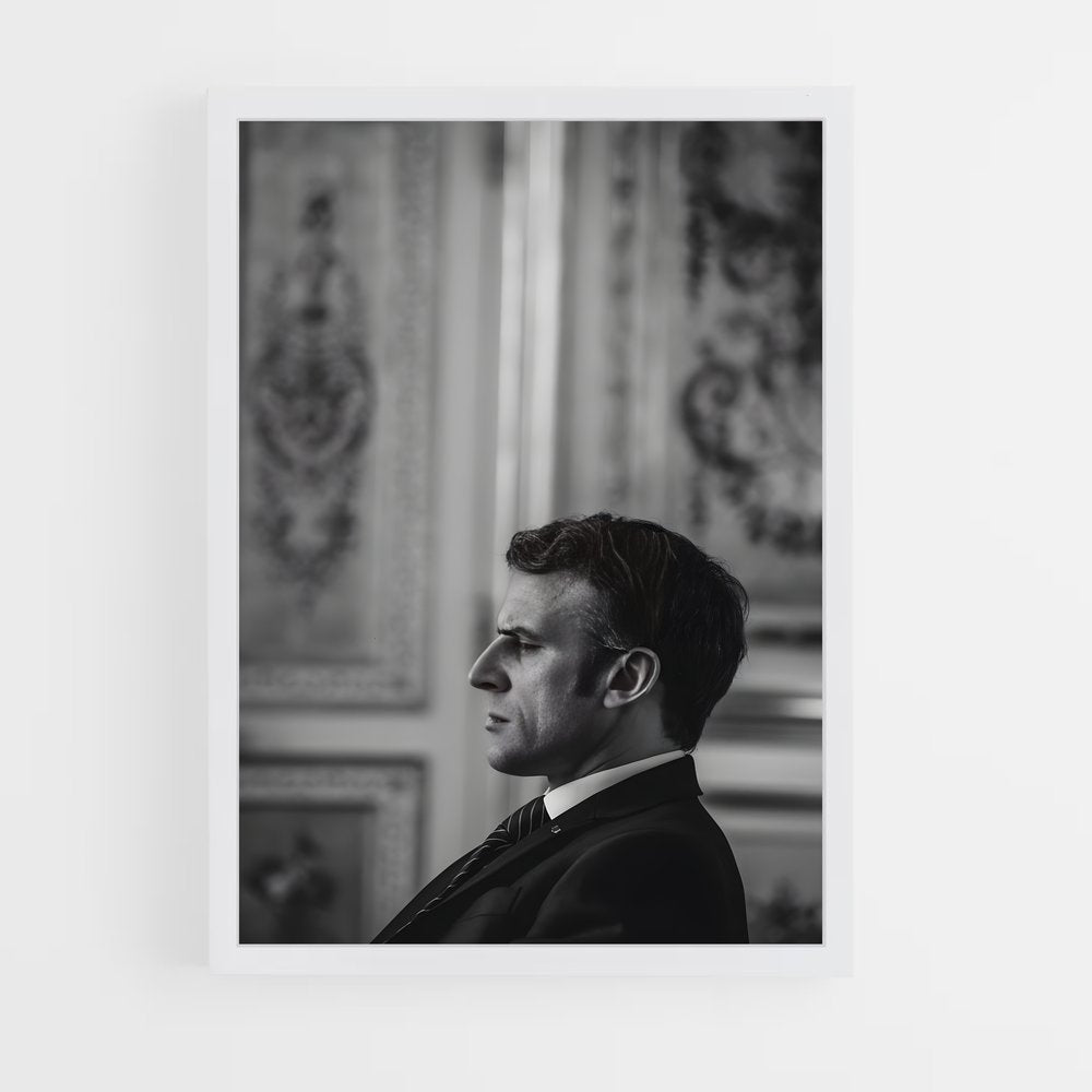 ap-emmanuel macron-9 cadre Blanc