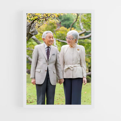 ap-emperor emeritus akihito-1 cadre Blanc