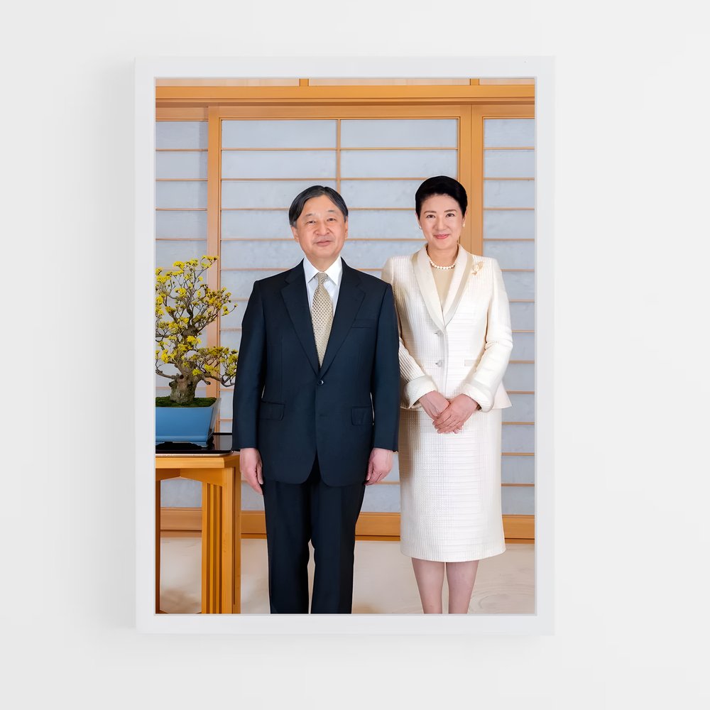 ap-emperor naruhito-4 cadre Blanc