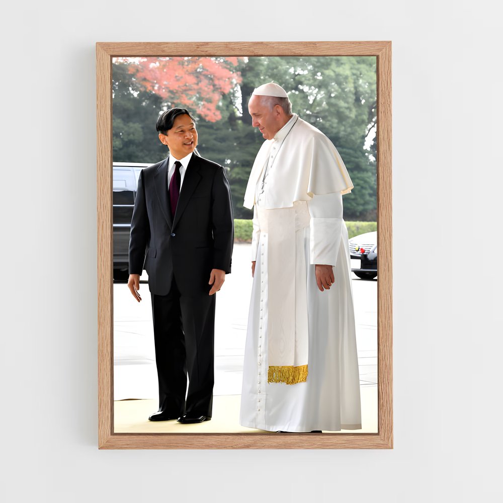 ap-emperor naruhito-7 cadre Bois clair