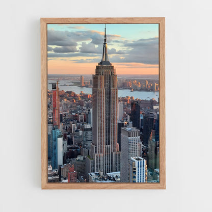ap-empire state building-1 cadre Bois clair