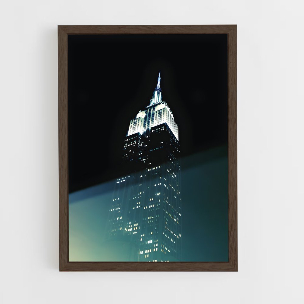 ap-empire state building-13 cadre Bois foncé