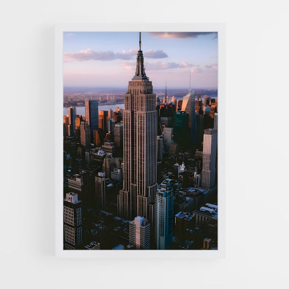 ap-empire state building-14 cadre Blanc
