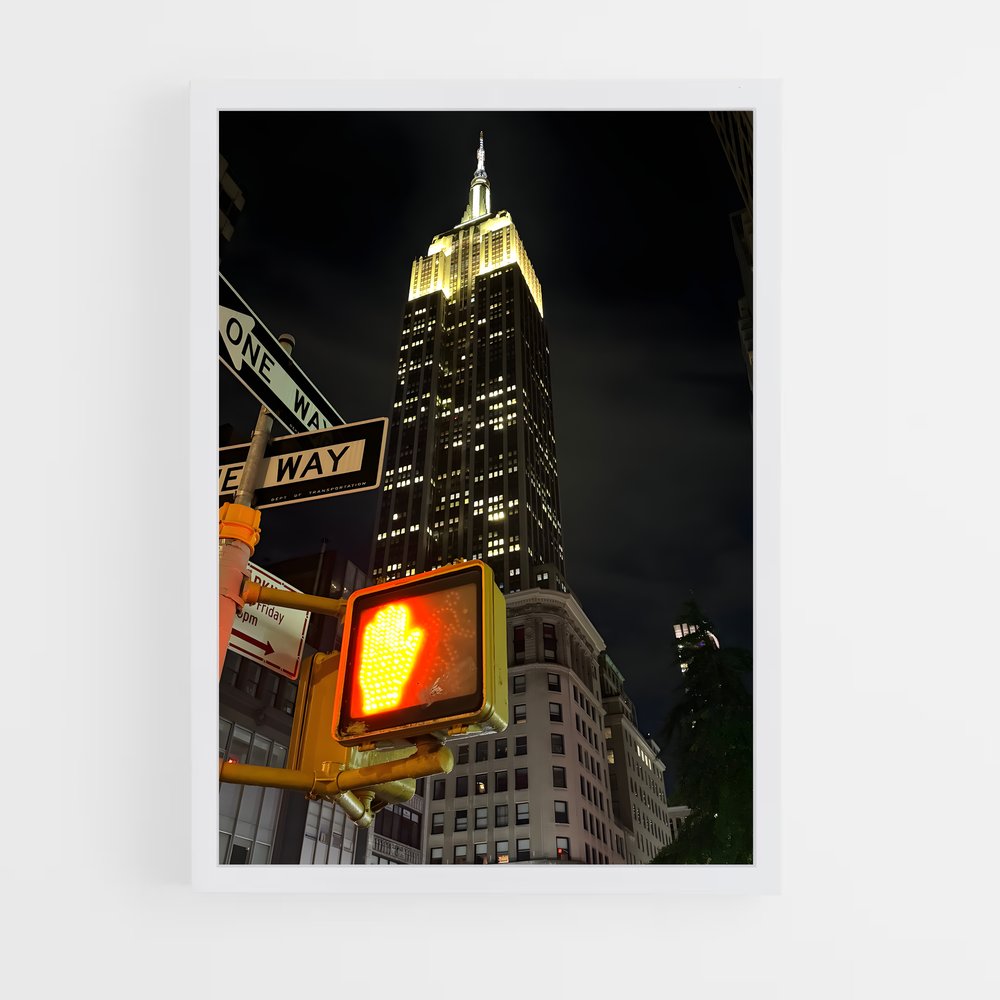 ap-empire state building-16 cadre Blanc