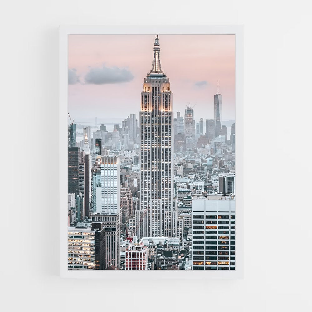 ap-empire state building-18 cadre Blanc