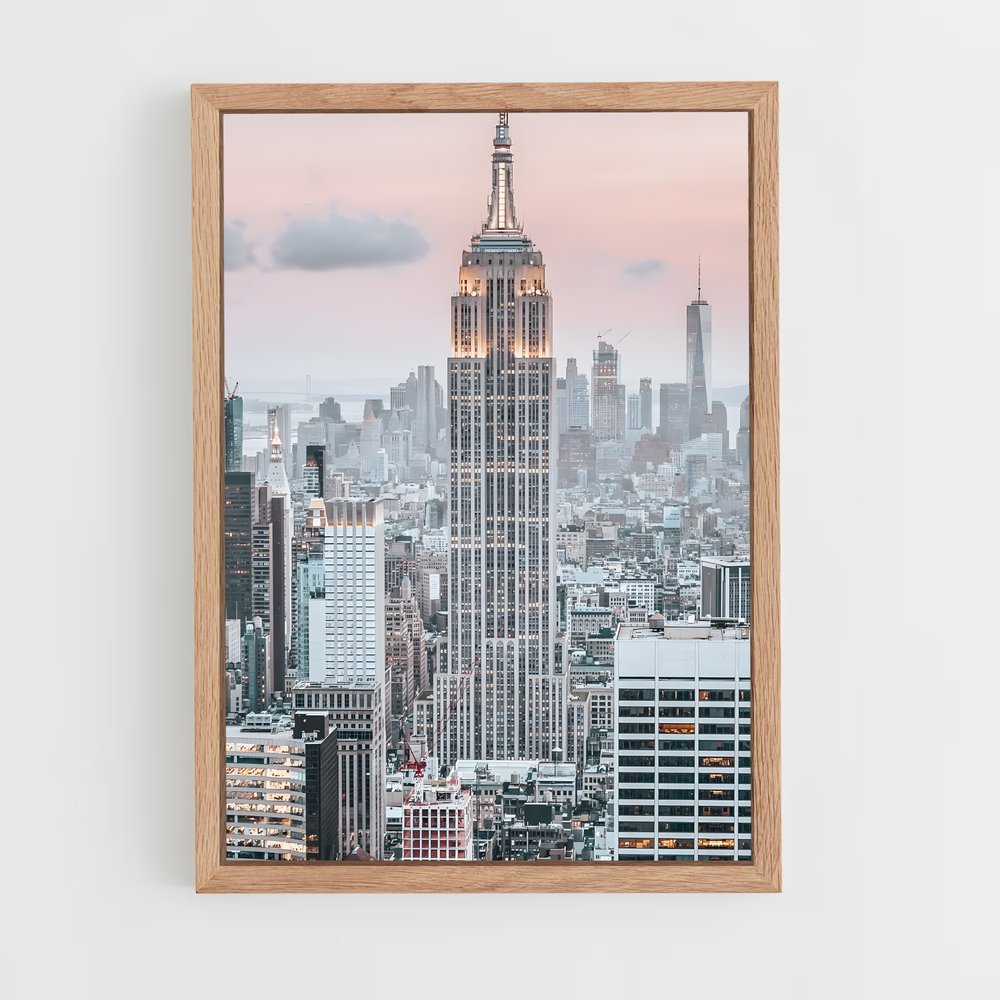 ap-empire state building-18 cadre Bois clair