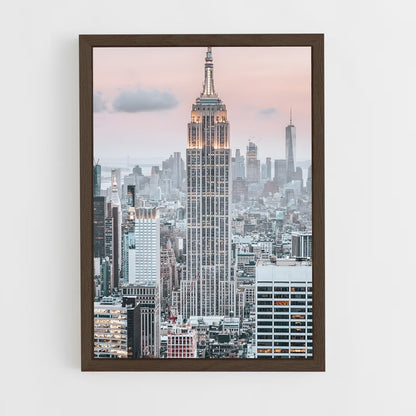 ap-empire state building-18 cadre Bois foncé
