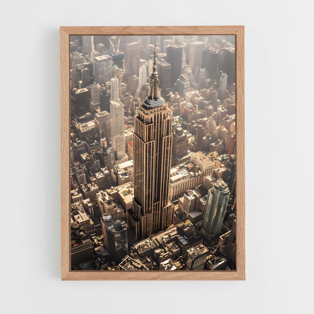 ap-empire state building-4 cadre Bois clair