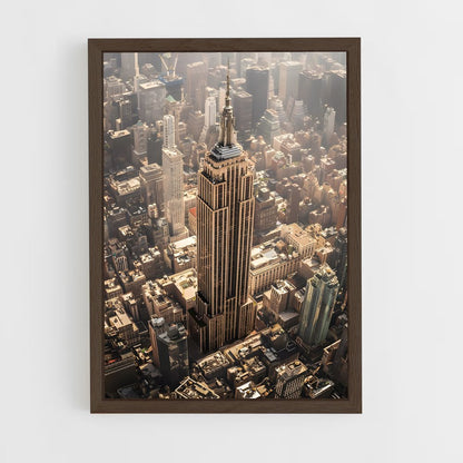ap-empire state building-4 cadre Bois foncé