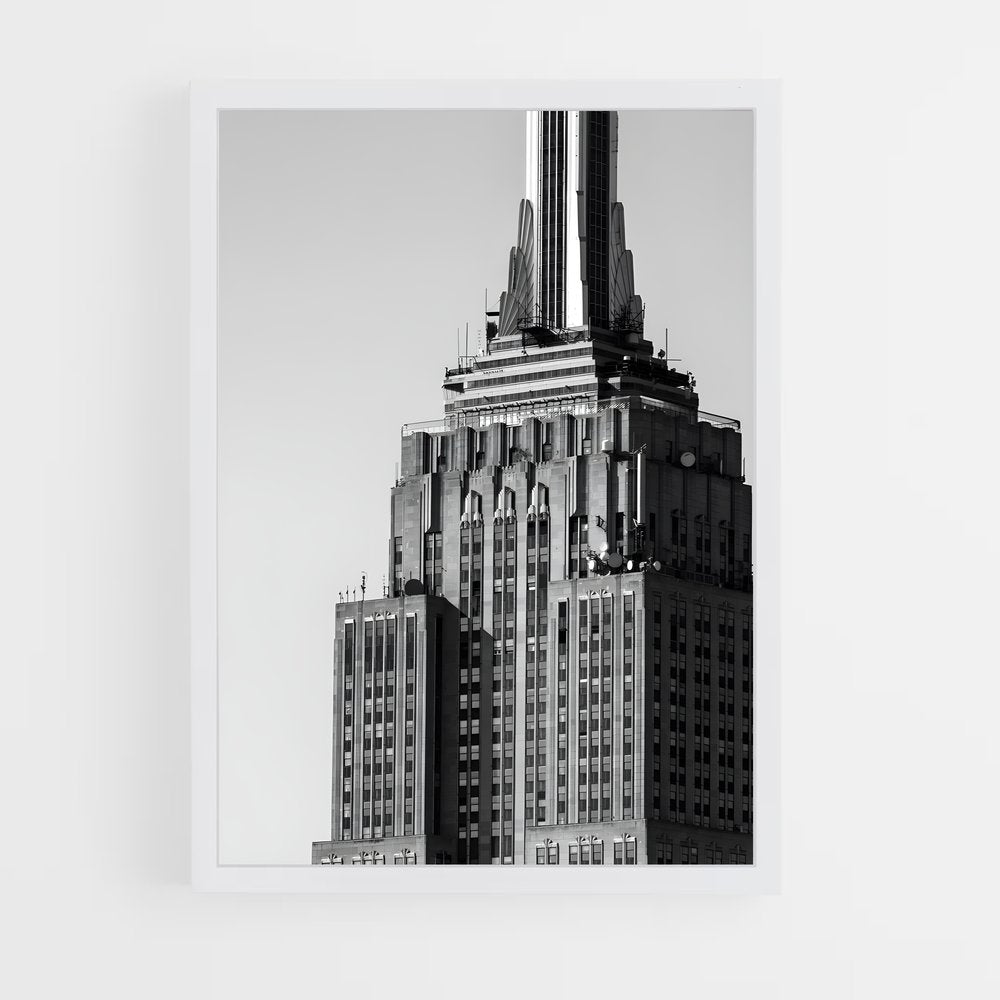 ap-empire state building-5 cadre Blanc