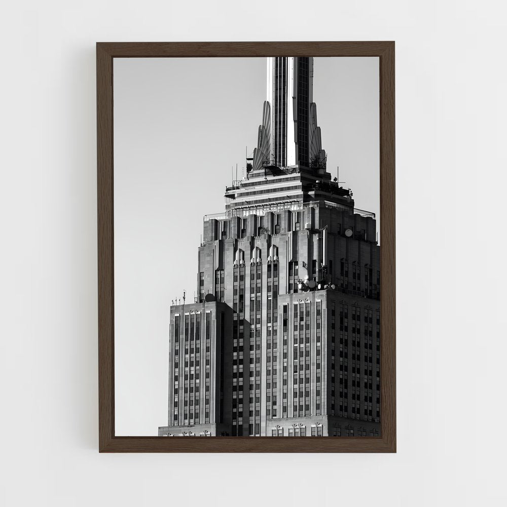 ap-empire state building-5 cadre Bois foncé