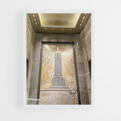 ap-empire state building-7 cadre Blanc