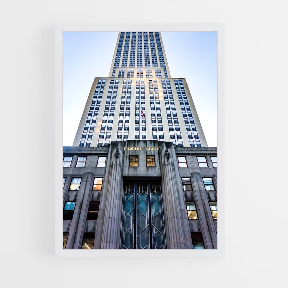 ap-empire state building-8 cadre Blanc