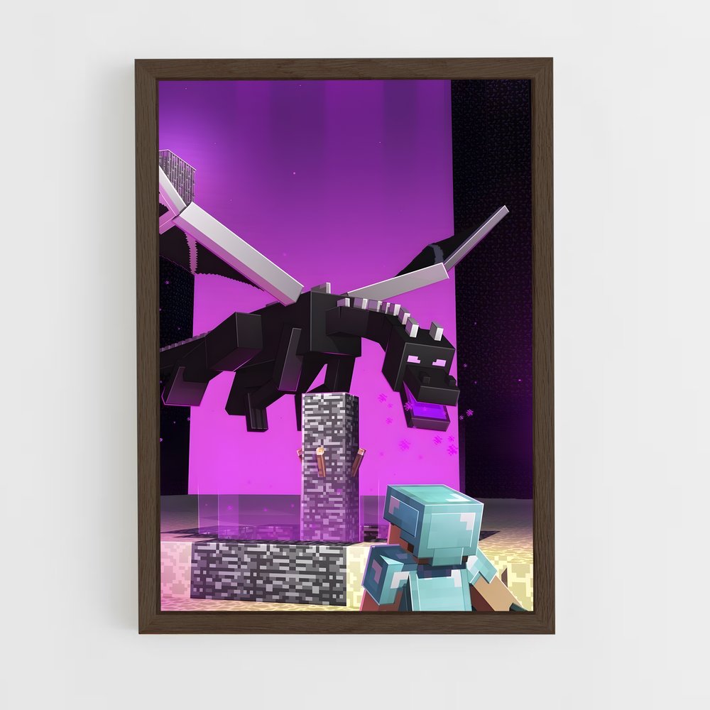 ap-ender dragon-1 cadre Bois foncé