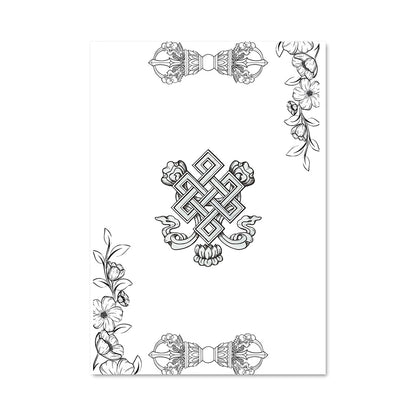 Poster Fleur de Noeud