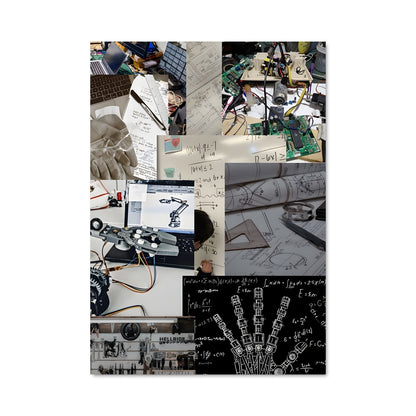 Poster Techno Collage